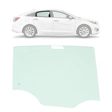 Rear Passenger Side Door Window Tempered Glass For 11-15 Kia Optima/12-16 Hybrid