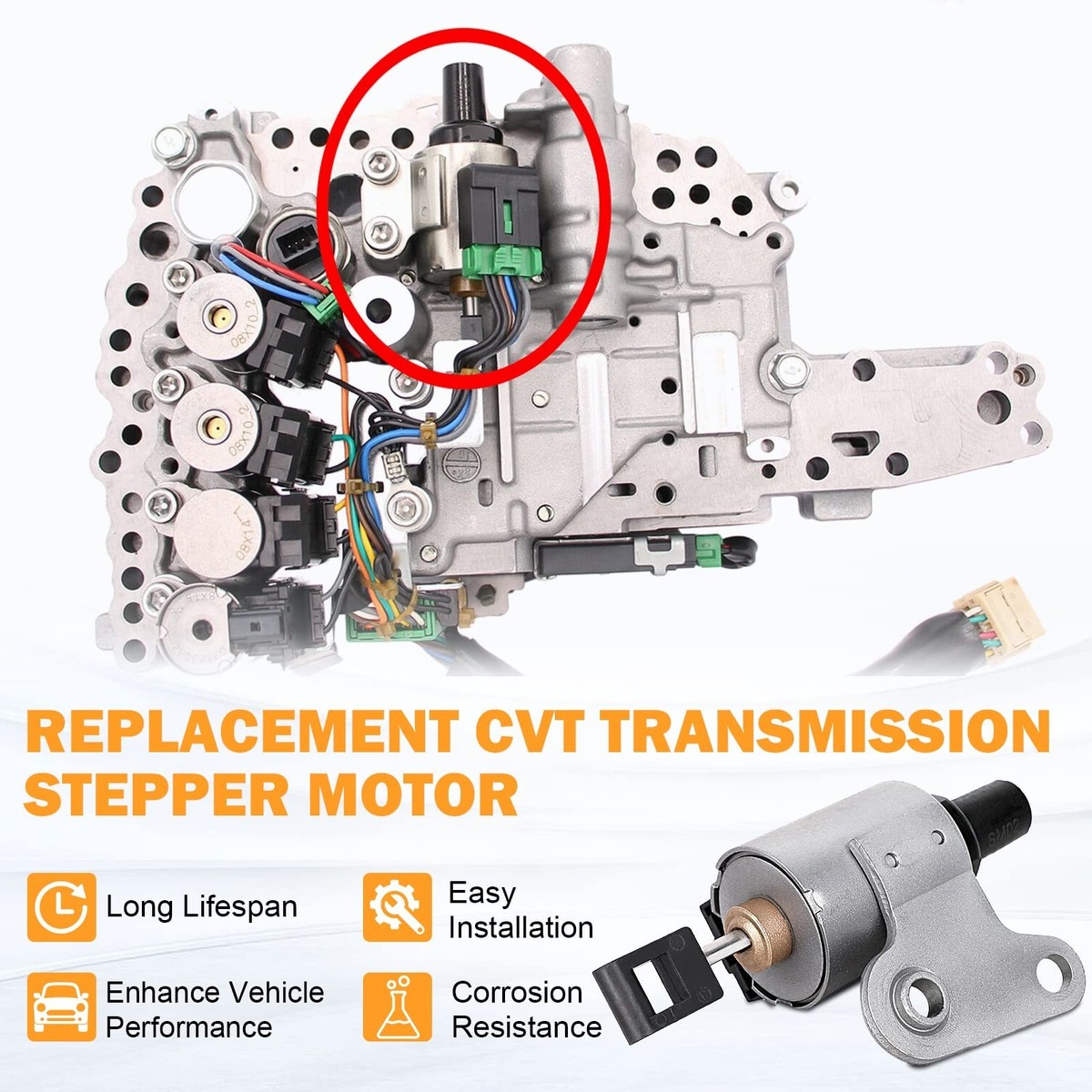 日産　ステップモーター　CVT 81947-8E002 CVT Transmission Stepper Motor 3.5 Step Motor for 2003-2014 Nissan