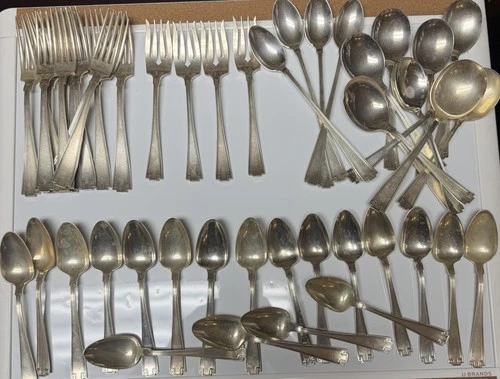 Etruscan by Gorham Sterling Silver Flatware 57 Pieces