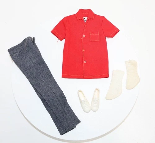 Vintage Ken Going Bowling #1403 Complete W/ Shoes & Socks 1964 Mattel See Pics