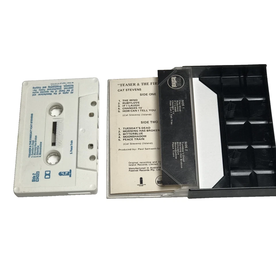 Cat Stevens Teaser & The Firecat Cassette Tape - Image 4 of 4