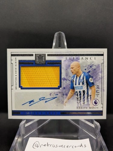 2019/20 Aaron Mooy Brighton Australia Panini Impeccable /99 Patch Auto Autograph