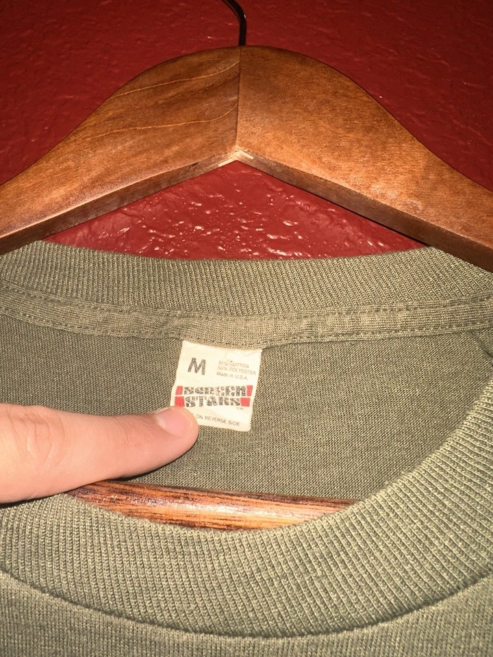 Винтажная военная графическая футболка 1986 Kill Em All Let God Sort Em Out размер S - Изображение 4 из 4