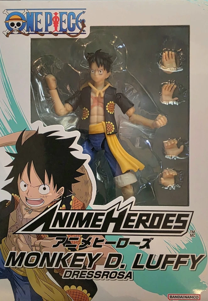 Bandai ONE PIECE - Anime Heroes - Monkey D. Luffy Dressrosa NEU&OVP 2025 - Bild 1 von 1