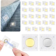 48Pcs Hidden Magnetic Snaps Closures for Sewing,1.18 in Magnets Snap Buttons for
