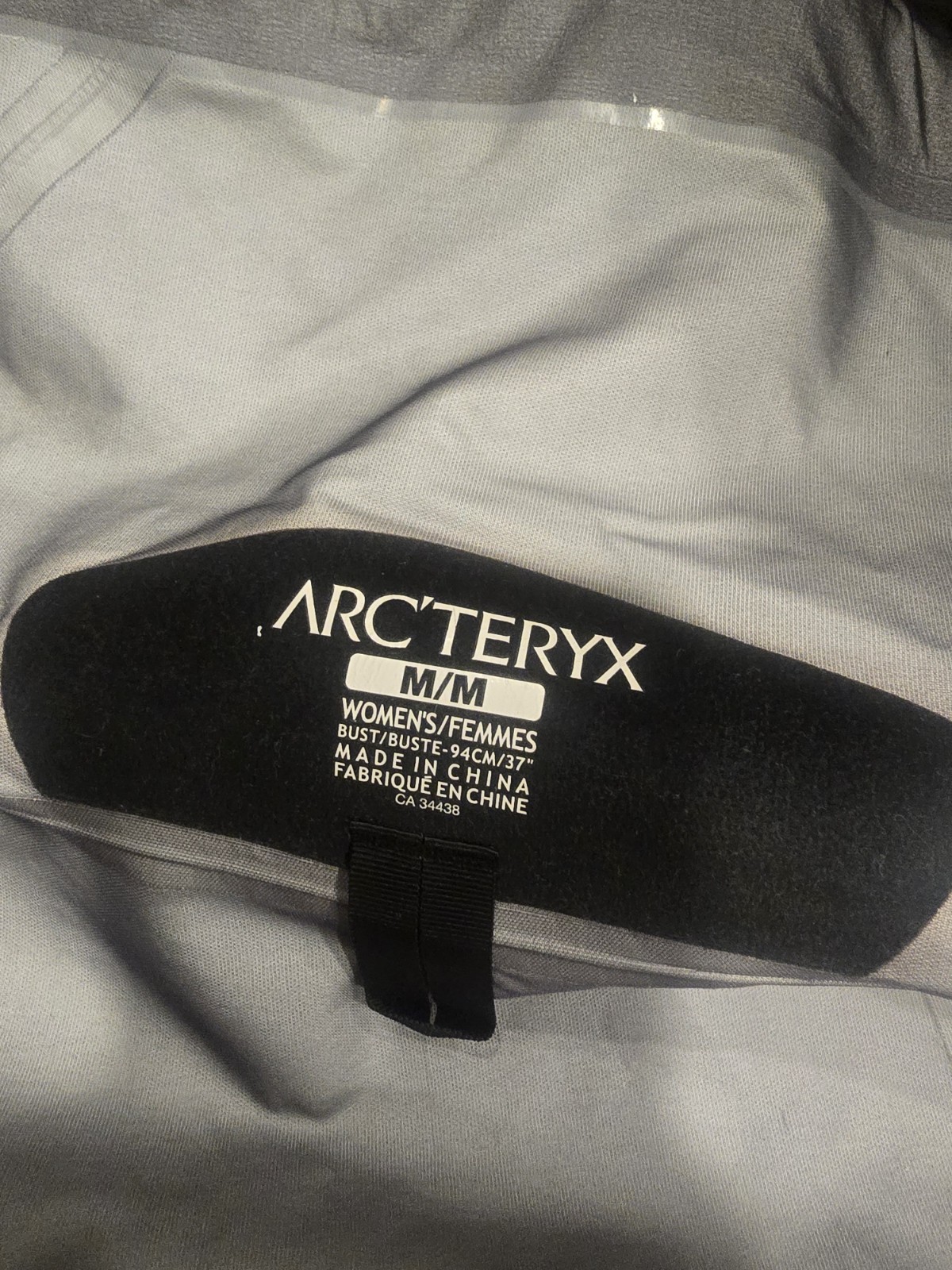 Arc'teryx Sentinel LT Women's Ski Jacket Gray Yellow M Hooded Waterproof thumbnail 10