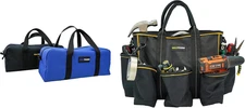 Utility Tool Tote Bag Combo Kit-Includes 2 Medium Tool Organizer Bags + 14 Inch 