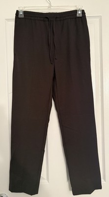 ZARA INDITEX Casual Jogger Pants Brown Drawstring Waist Stretch Men's S NEW