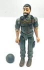 Vintage 1982 G I Joe Straight Arm Figure  CLUTCH -w/  helmet -Nice!