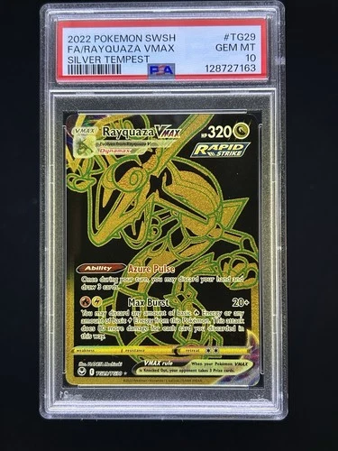 Rayquaza VMAX PSA 10 Silver Tempest TG29 Pokémon Card Gem Mint