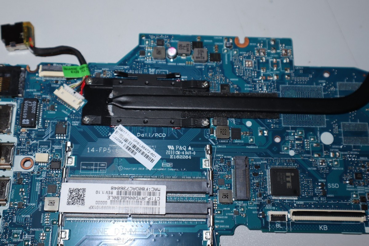 HP LAPTOP 14-DK1XXX SERIES Motherboard WIN AMD Athlon Gold 3150U