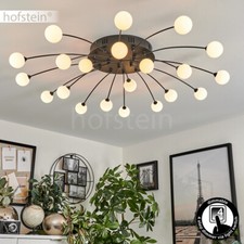Decken Leuchte LED dimmbar Wohn Schlaf Zimmer Beleuchtung Flur Lampe Glas modern