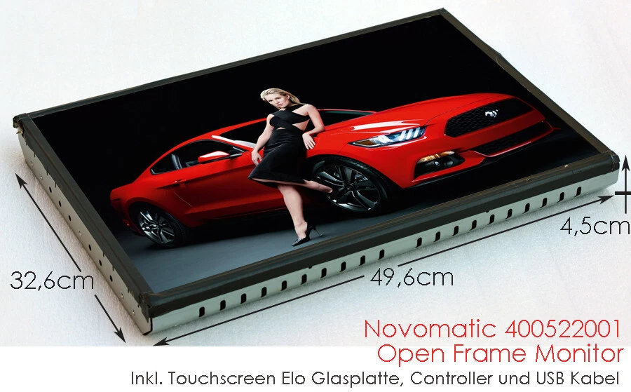 55,8cm 22 " Aperto Frame Monitor Touch Screen Novomatic 400522001 Slot Machine