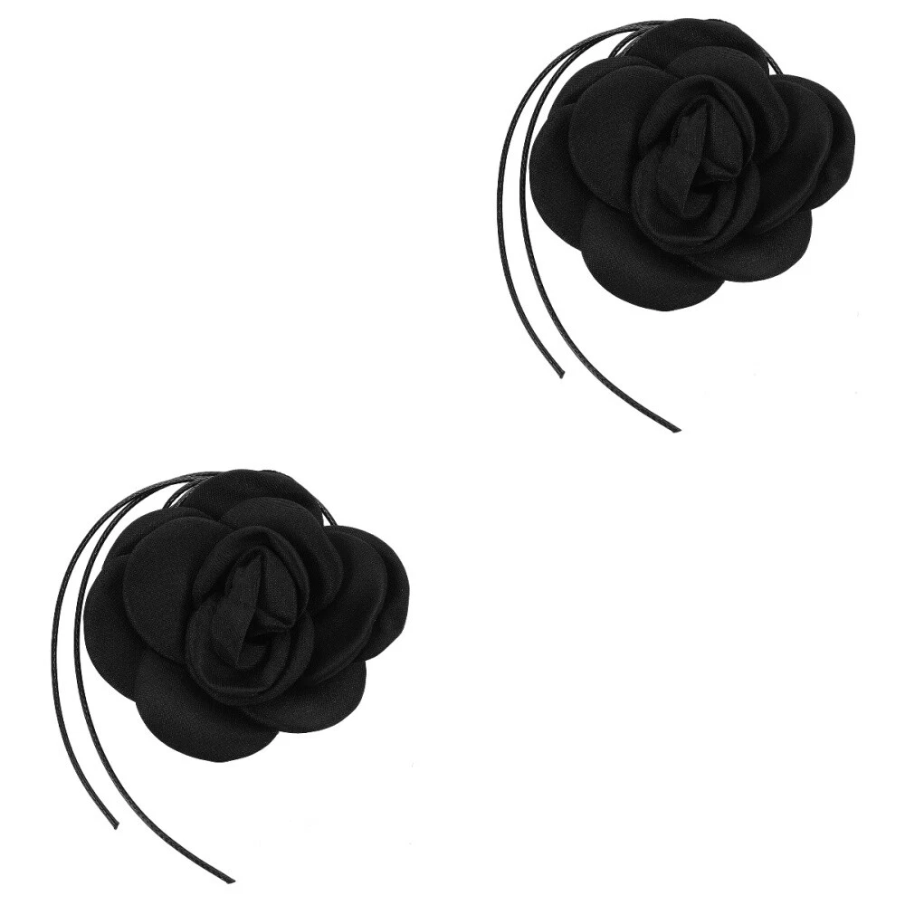 VETEMENTS 2 PEZZI Collana Rosa Donna Fiori Artificiali Girocollo Girocollo per Donna