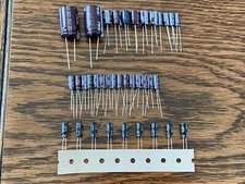 Denon DP-45F Recap Kit Capacitors Turntable Speed Repair Set (36 parts)