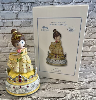 Precious Moments Disney Showcase Belle Musical Figurine 144104 | eBay