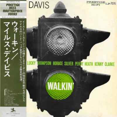 Miles Davis All Stars Walkin +OBI, INSERT, MONO JAPAN Prestige Vinyl LP