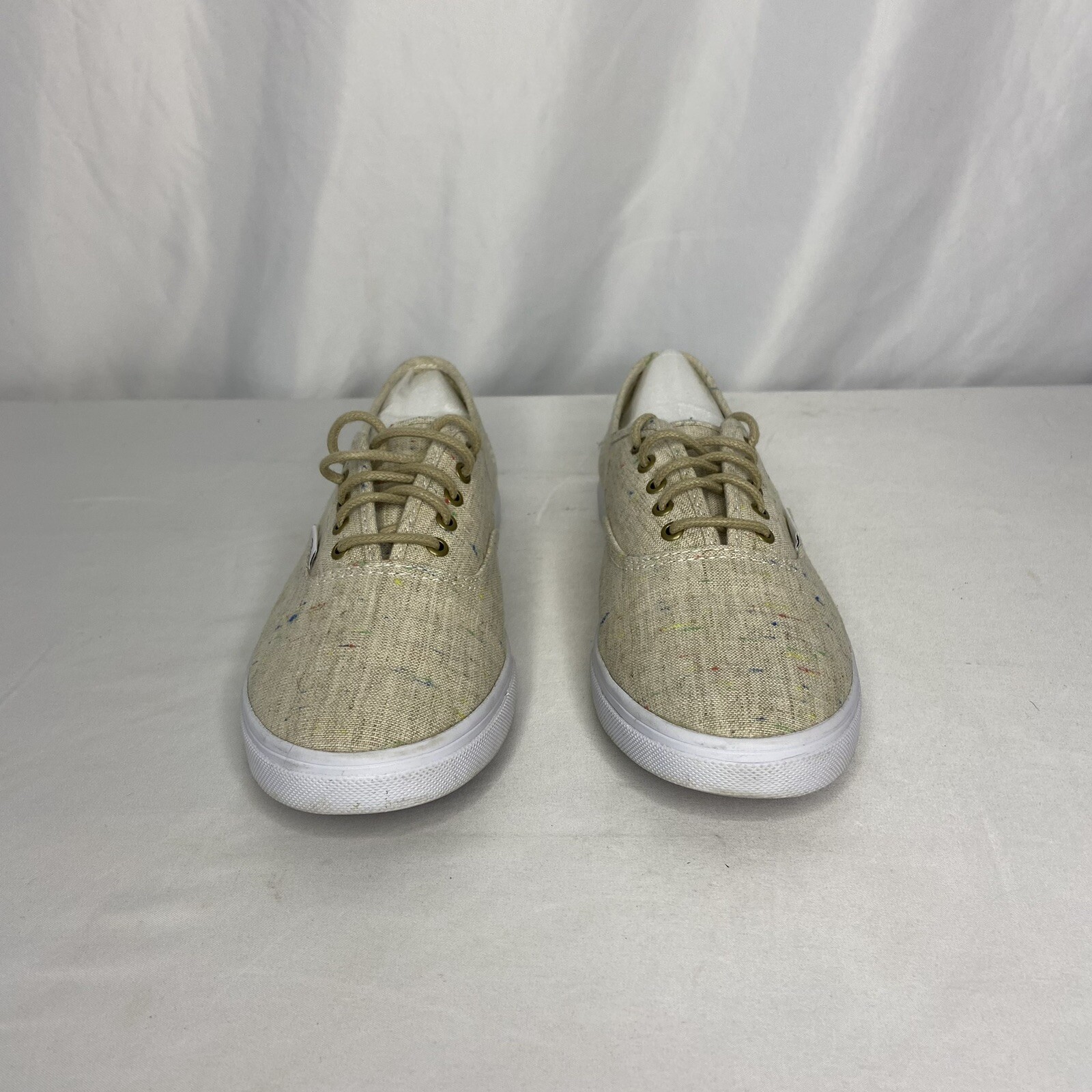 Men's VANS Classic Oatmeal Beige Sneakers Size 6.0 Women's 7.5-image