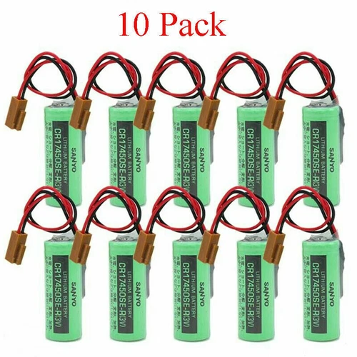CR17450SE-R 3V 2500mah Akumulator PLC do systemu CNC FANUC A98L-0031-0012 + wtyczka DE - Zdjęcie 15 z 16