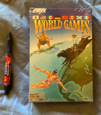 World Games Atari 1040/520 ST NEW Disk By Epyx