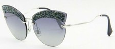 Authentic Miu Miu Sunglasses SMU58T D47-148 Gray Glitter Frames 65MM ST 
