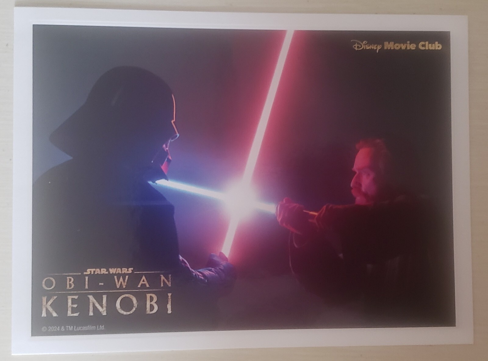 OBI - WAN KENOBI Star Wars Disney Movie Club Lithograph Exclusive 2024 NEW