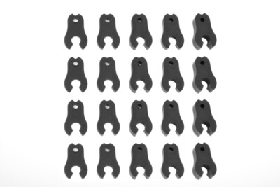 Team Corally C-00180-109 Team Corally - Caster Clips Set - 1 to 4.5mm - 1 Set