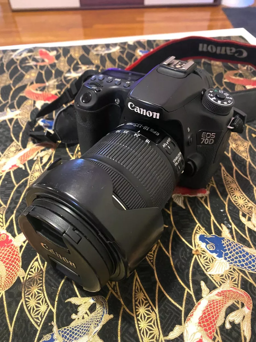 Canon EOS 70D 20.2 MP DSLR Camera Kit with EF-S 18-135mm f/3.5-5.6 IS STM Lens -