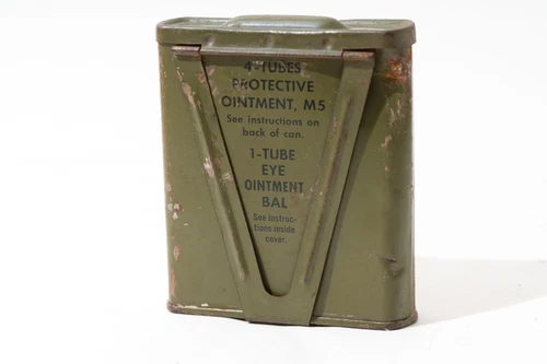 WW2 U.S. Military M5 Protective Ointment case