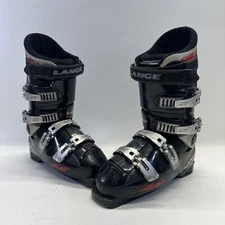 Lange Race Fit L8 Ski Boots 27–27.5 Mondo 313mm Black – Fair Condition Italy