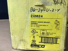 QTY 50 ERICO CADDY 24M24SM Combination Conduit Hanger #105E113PR6*CO
