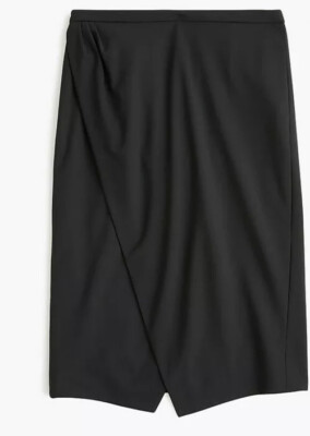 Olyvia Pencil Skirt in Black | L'AGENCE