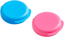 Portable Pocket Pharmacy Pill Box Organizer, Snap Lids, 2 Pack, Blue  Pink