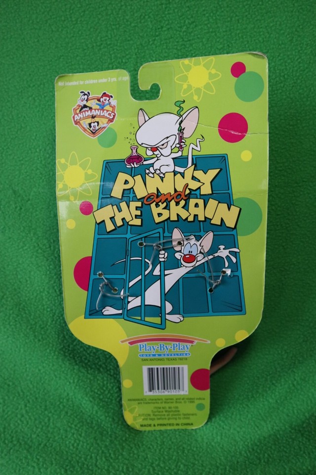 Pinky And The Brain 199610"12" Plush Doll Set PlaybyPlay Toys
