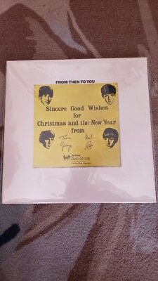 The BEATLES FROM THEN TO YOU CHRISTMAS RECORD 1970 FAN CLUB UK LP