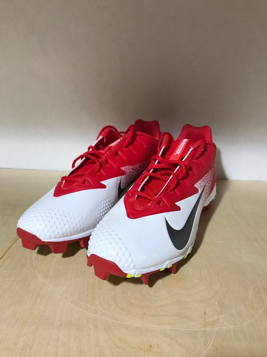 NIKE Vapor Ultrafly Keystone BASEBALL Cleats 852688 612 Mens Sz 12 RED WHITE