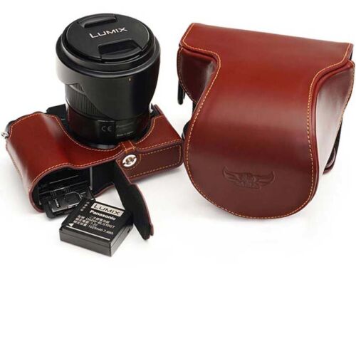 Handmade Genuine Leather Camera Cover Case Bag For Panasonic GX9 GX7 mark iii - Picture 1 of 15