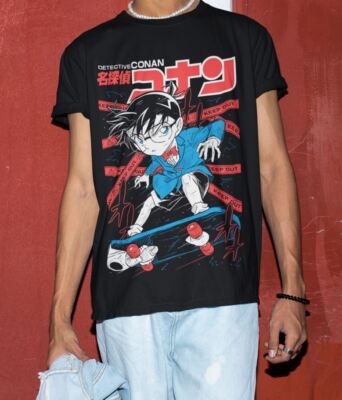 Detective Conan T-shirt Detective Conan,Detective,Anime Tee,Case