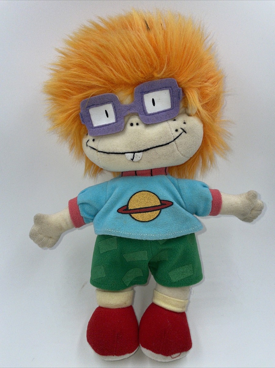 未使用　Rugrats Chuckie ラグラッツフィギュア1993年製　大きめ Rugrats-Chuckie 1993 Viacom International Nickelodeon Applause Inc