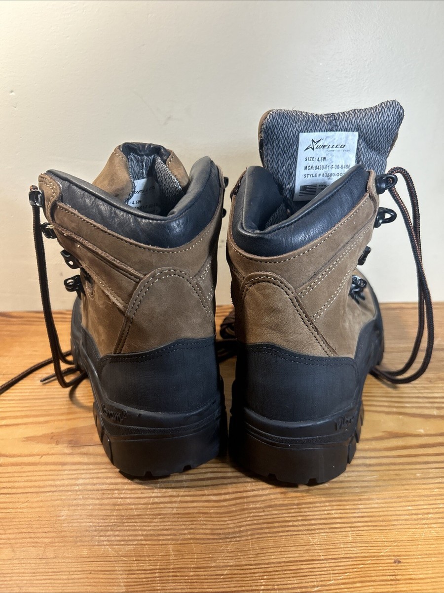 WELLCO MILITARY TRAIL HIKING BOOTS 87500-OO7 US 9.5 for sale  display picture 2