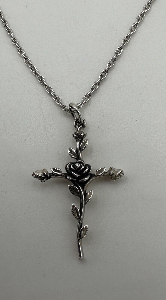 Rose Cross Earrings James Avery La Primavera Cross Dangle Earrings