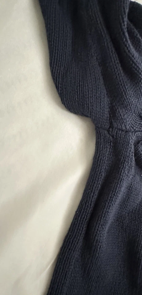 Janie And Jack Winter Mama And Baby Penguin Appliqué Sweater Navy Blue Size 6 - Image 3 of 4