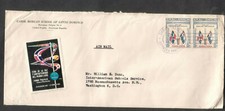 Dominican Rep 1956 cover Carol Morgan School Santo Domingo/Feria De La Paz label