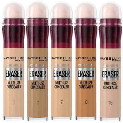 MAYBELLINE Eraser Eye Concealer 6.8g Instant Anti Age CHOOSE SHADE - Image 1 of 4
