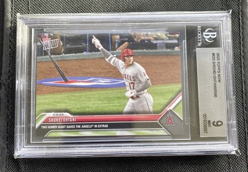 2023 TOPPS NOW MLB #433 SHOHEI OHTANI - 2 HOME RUNS! BGS MINT 9 DODGERS ⚾️ 🔥 