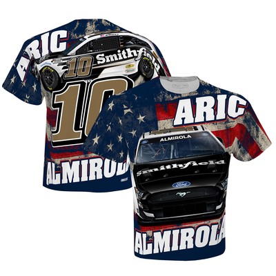 Men's Stewart-Haas Racing Team Collection White Aric Almirola Smithfield