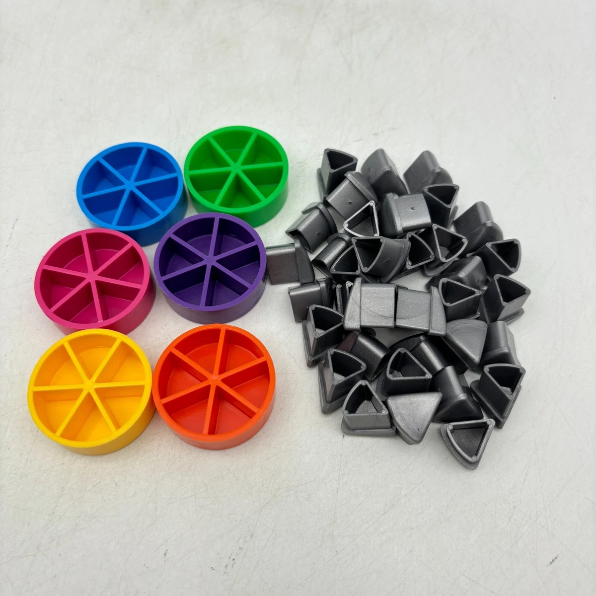 84 Pezzi Di Spicchi Per Torta Di Frazioni Matematiche B Blesiya – Gioco Educativo Per Bambini In Plastica