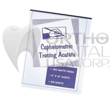 Cephalometric Tracing Paper 8” x 10” ( 20.3 x 25.4 cm) 100 sheets USA seller