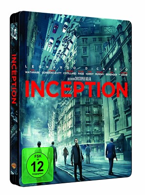 INCEPTION - DEUTSCHES BLU-RAY STEELBOOK - LEONARDO DI CAPRIO - CHRISTOPHER NOLAN