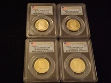 2013 -S    Presidents     First Strike    4 Coin Set     PCGS    PR 70 DCAM